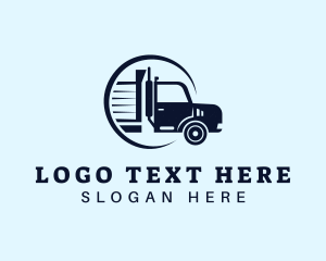 Cargo - Freight Delivery Truck logo design