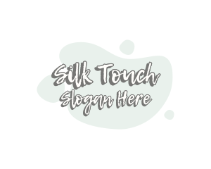 Splash Texture Wordmark logo design