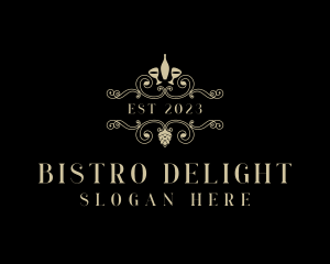 Luxury Fine Dining Winery logo design