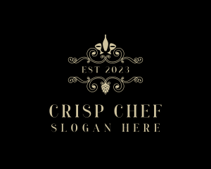 Luxury Fine Dining Winery logo design