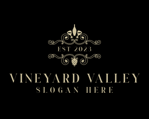 Winery - Luxury Fine Dining Winery logo design