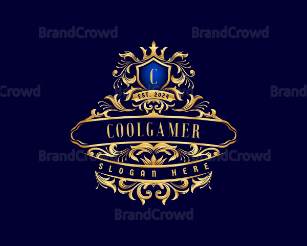 Premium Decorative Crest Logo