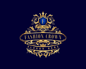 Premium Decorative Crest logo design