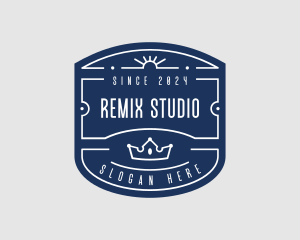 Upscale Crown Studio logo design