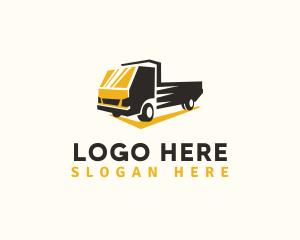 Automotive Cargo Truck logo design