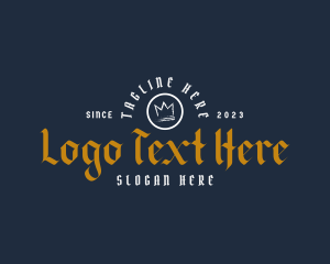 Hipster Deluxe Business Logo