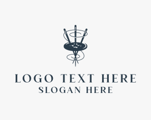 Diy - Sewing Fashion Tailor logo design