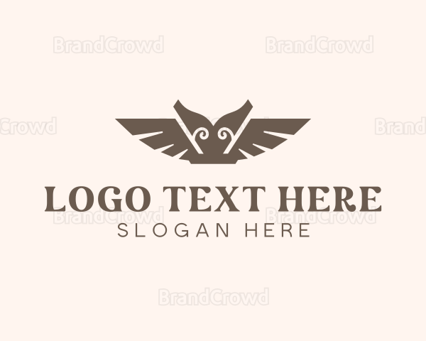 Elegant Ancient Wings Logo