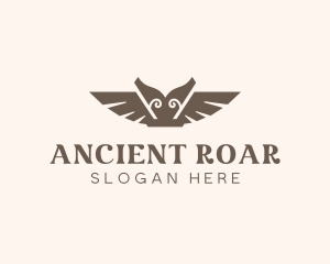 Elegant Ancient Wings logo design