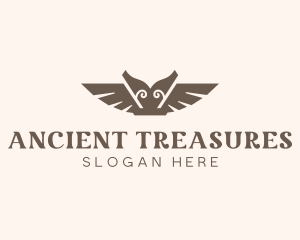 Elegant Ancient Wings logo design