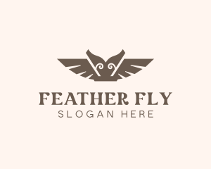 Elegant Ancient Wings logo design