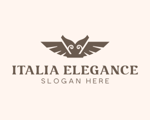 Elegant Ancient Wings logo design