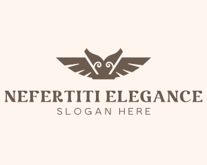 Elegant Ancient Wings logo design