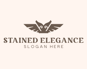 Elegant Ancient Wings logo design