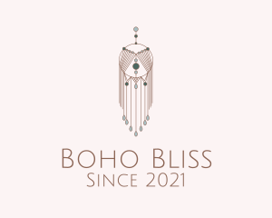 Boho Macrame Decor  logo design