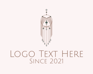 Fabric - Boho Macrame Decor logo design