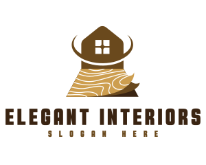 Home Carpentry Floor logo design