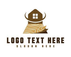 Carpentry - Home Carpentry Floor logo design