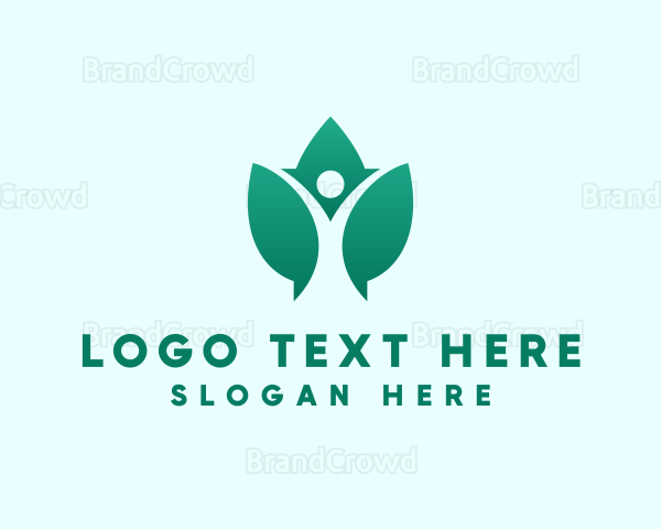 Leaf Wellness Yoga Logo