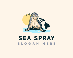 Animal Seal Hawaii logo design