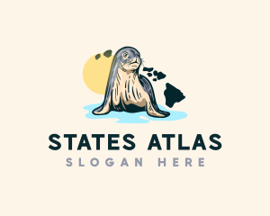 Animal Seal Hawaii logo design