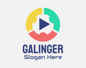 Streaming App - Music Player Group logo design