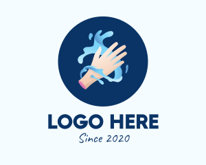 Hygienic - Clean Hand Washing Sanitizer logo design