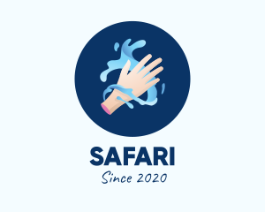Disinfectant - Clean Hand Washing Sanitizer logo design