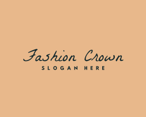 Feminine Fashion Brand  logo design