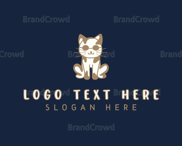 Kitty Cat Cartoon Logo