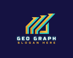 Accounting Graph Investment logo design