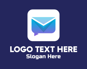 Question Mark - Chat Messaging Icon logo design