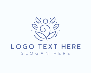 Lifestyle - Wellness Yoga Meditation logo design