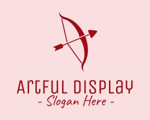 Red Cupid Arrow logo design