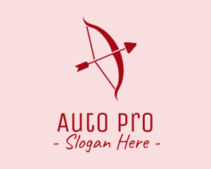 Red Cupid Arrow logo design