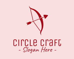 Red Cupid Arrow logo design