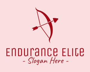 Red Cupid Arrow logo design