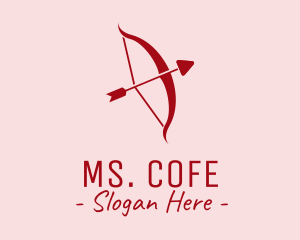 Red Cupid Arrow logo design