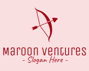 Red Cupid Arrow logo design