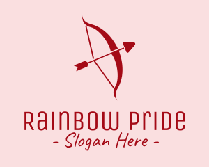 Red Cupid Arrow logo design