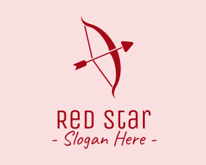 Red Cupid Arrow logo design