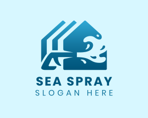 Pressure Washing Maintenance logo design