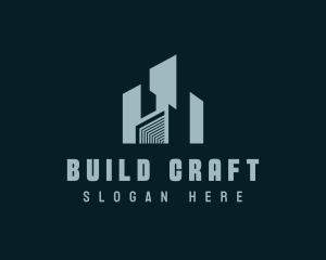 Building Contractor Realty logo design