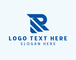 Initial - Industrial Construction Letter R logo design