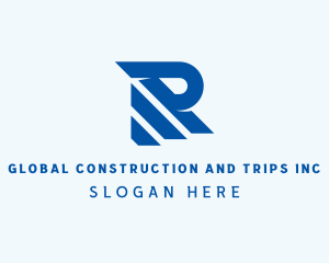 Industrial Construction Letter R Logo