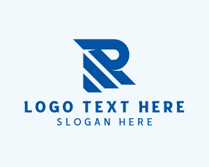Startup - Industrial Construction Letter R logo design