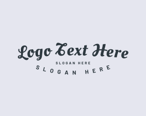 Elegant Script Business Logo