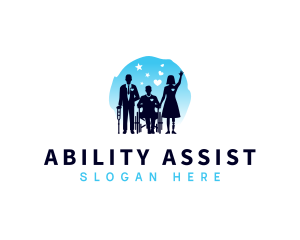 Disability - Disability Organization Care logo design