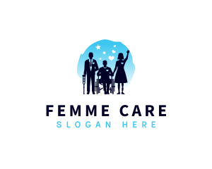 Disability Organization Care logo design