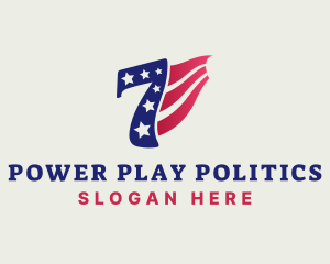 Politics - American Politics Number Seven logo design